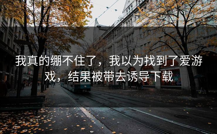 我真的绷不住了，我以为找到了爱游戏，结果被带去诱导下载